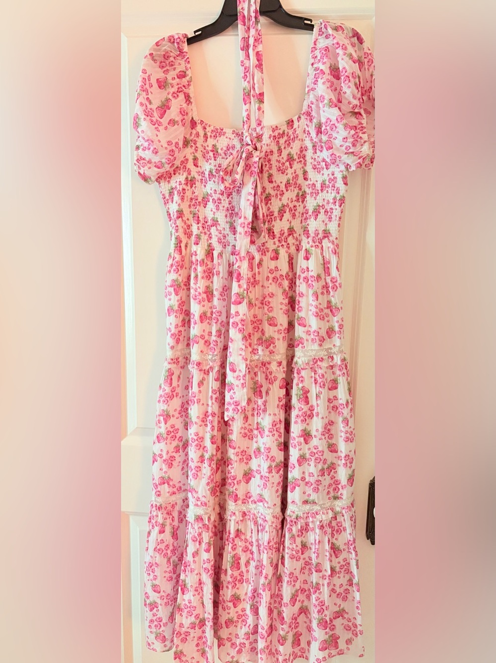 LoveShackFancy Heirloom Print Capsule Featuring Rose Heart Print With Berries XL - Picture 5 of 5